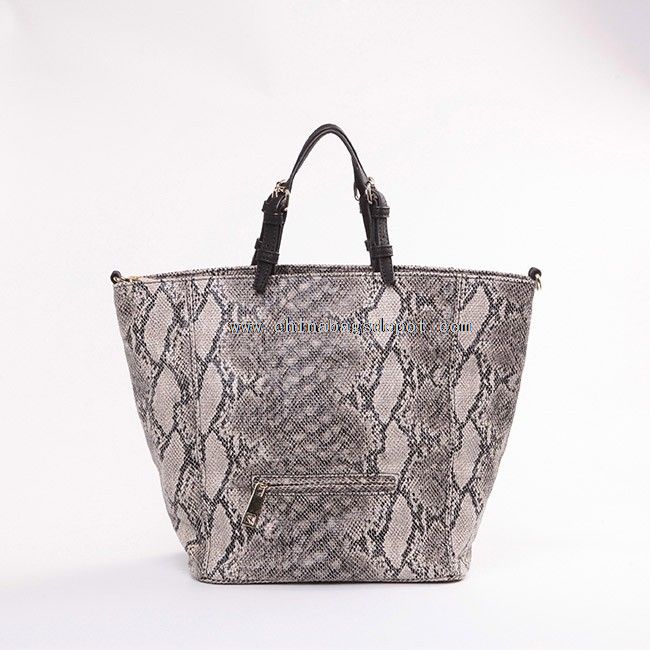 Bolsos de mano de cuero de la serpiente Python