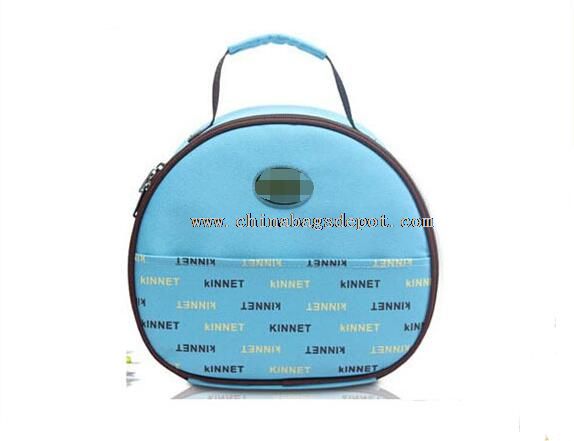 Round lunch bag