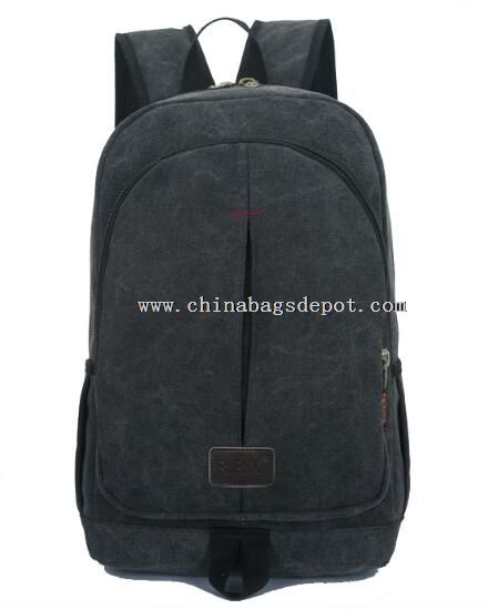 Einfache Leinwand Schulrucksack