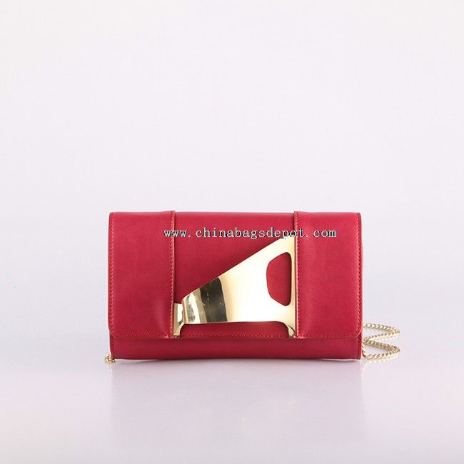 Tali bahu dompet clutch kulit asli