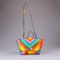 Borsa mini satchel PU stampa di Rainbow small picture