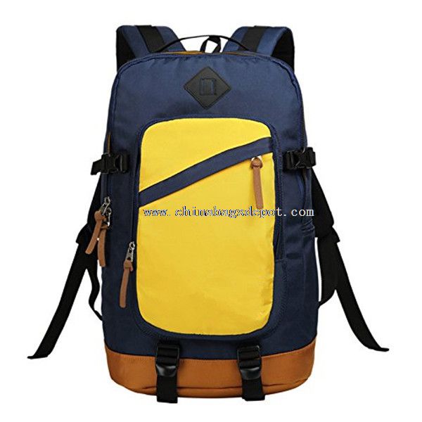 Stilig solid gul Trekking ryggsekk Bag