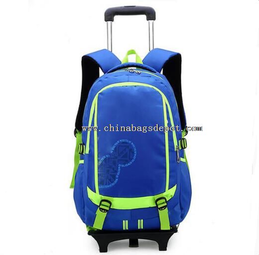 Travel backpack with detachable wheels