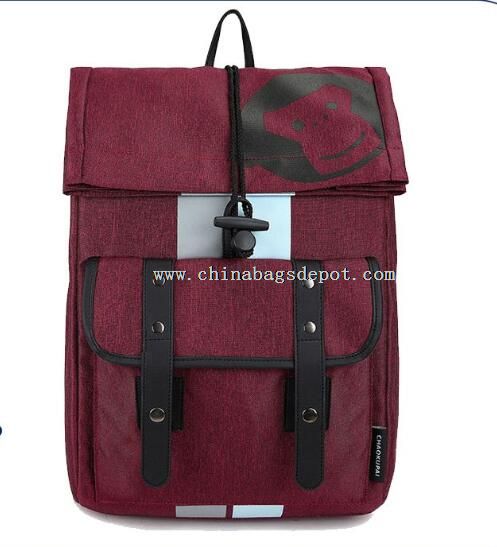 two-tone polyester fabric bag