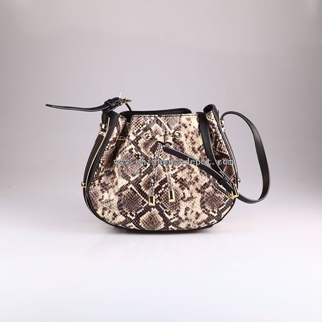 With python shoulder bag