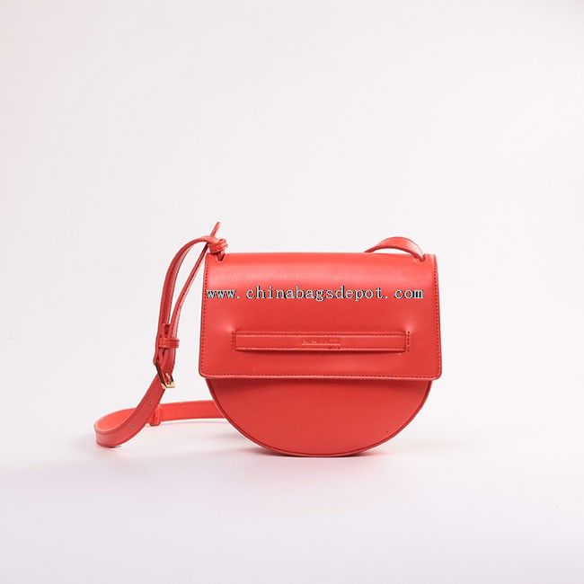 Women saddle foldable shoulder bag