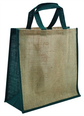 Green Jute Carry Bag