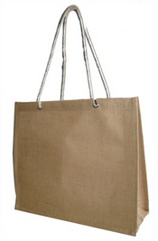 Rope Handle Jute Bag images