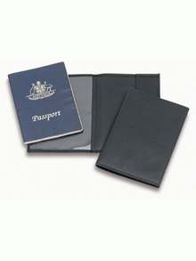Läder Passport plånbok images