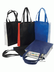Non-Woven A4 Tote Bag - Two Tone images