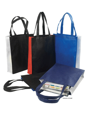 Non-Woven A4 Tote Bag - Two Tone