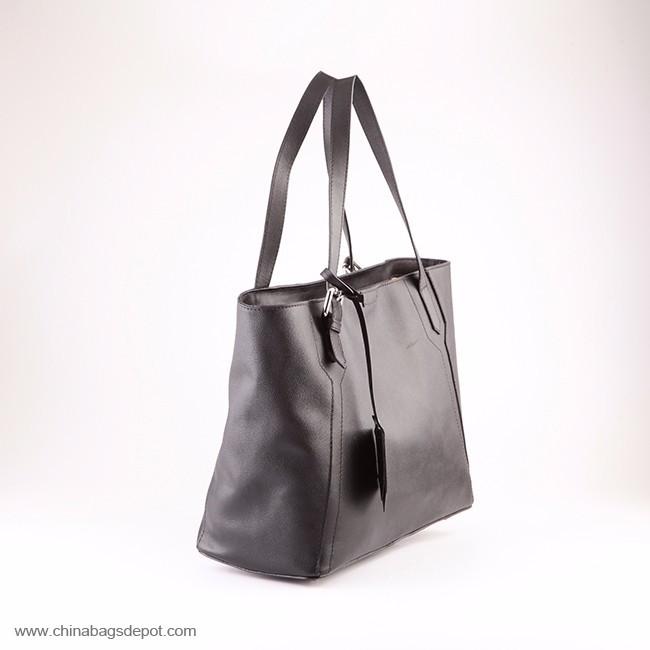 Couro elegante tote bags 