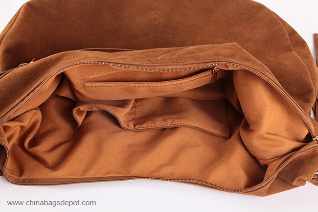 Cuoio nappe borsa hobo ladies