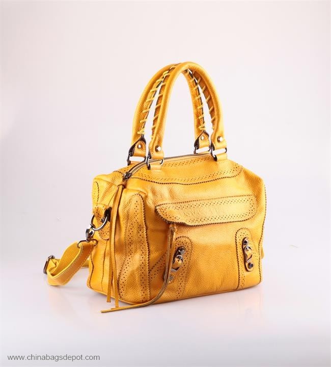 Leather handbag