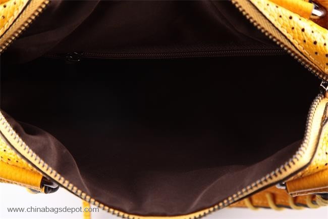 Leather handbag