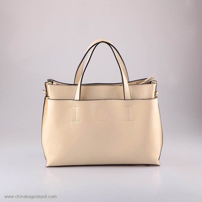  Pelle Donne Tote Bag con Tracolla Lunga 