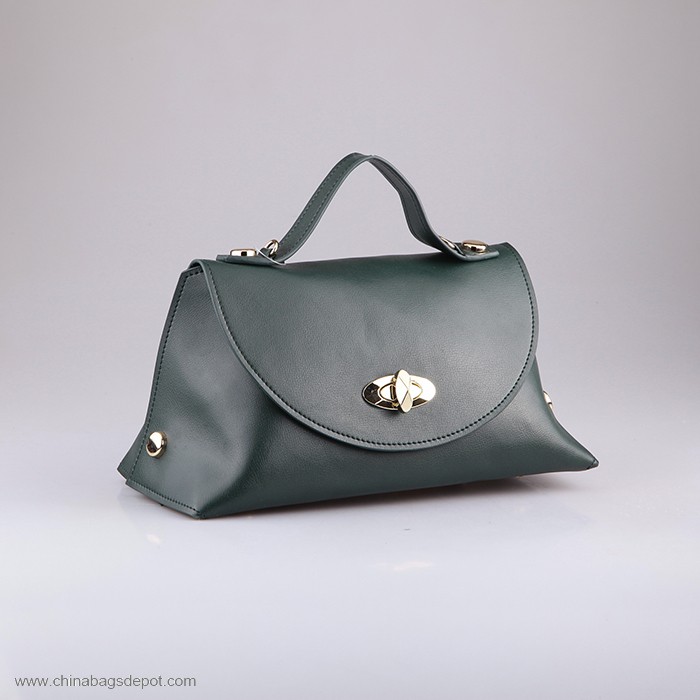 Due pezzi borsa di spalato in pelle ladies