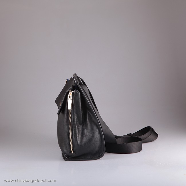 Unisex genuine leather shoulder bag