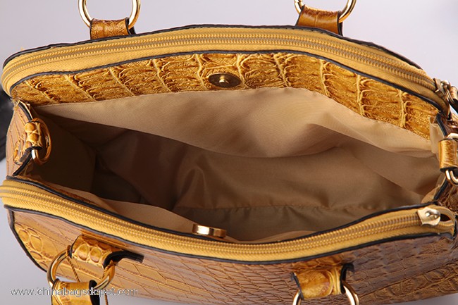 Cocodrilo patrón bolsa satchel