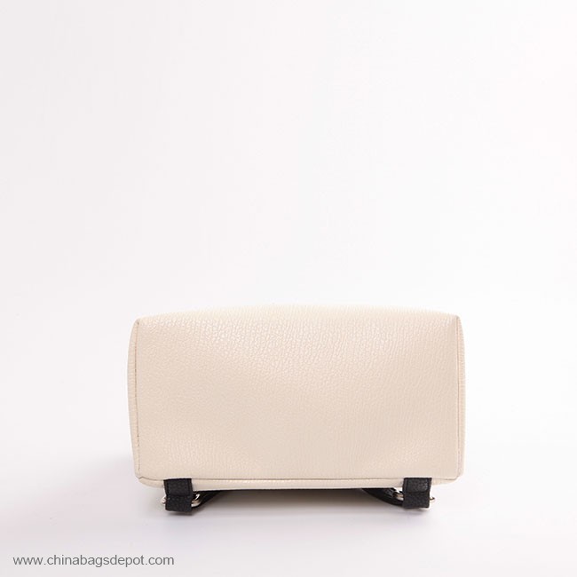  PU color block backpack