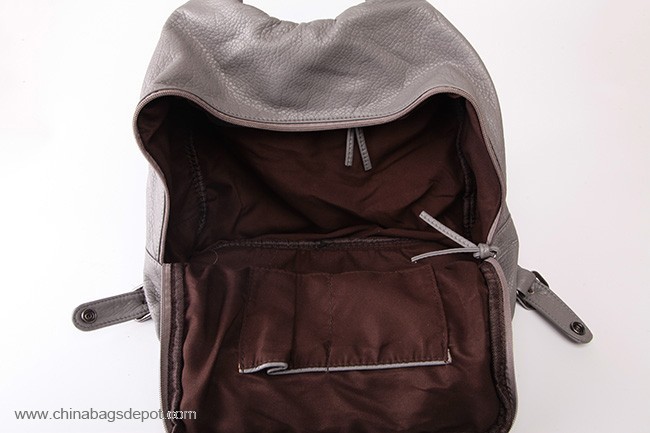  Washed PU Backpack