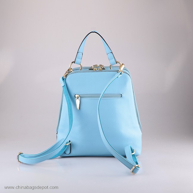 School Mochila Bag Backpack with Front Decorative Lock