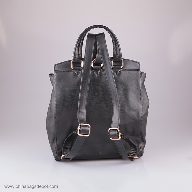 PU Leather Laptop Bag Backpack 