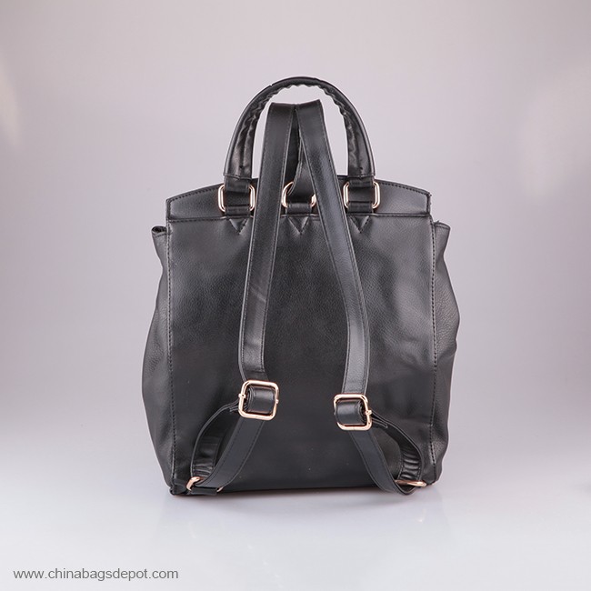 PU Leder Laptop Tasche Rucksack