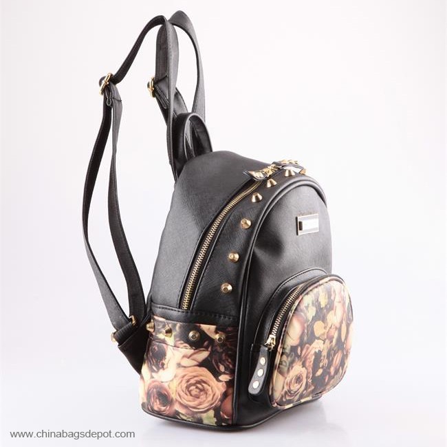 Girl Leather Backpack