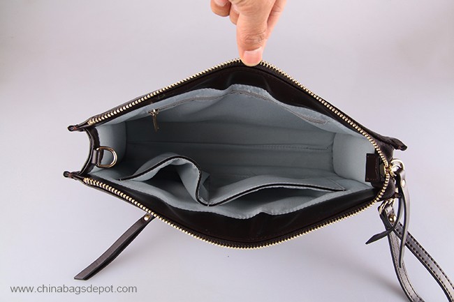 Leather evening bags