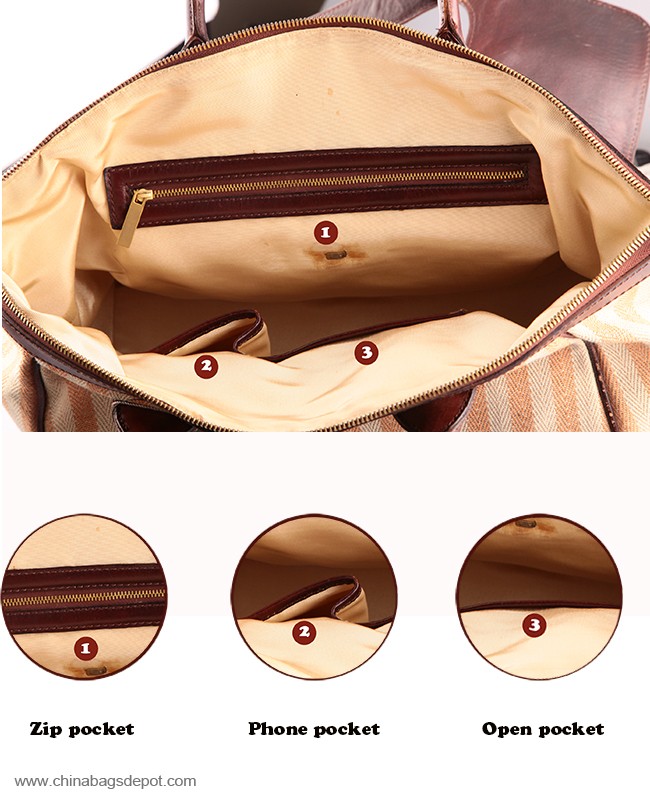 Massa borsa viaggio borsa tote in Tela mano