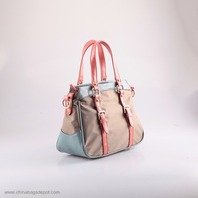 Nylon Shoulder Tote Bag