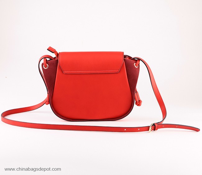 Red shoulder bags