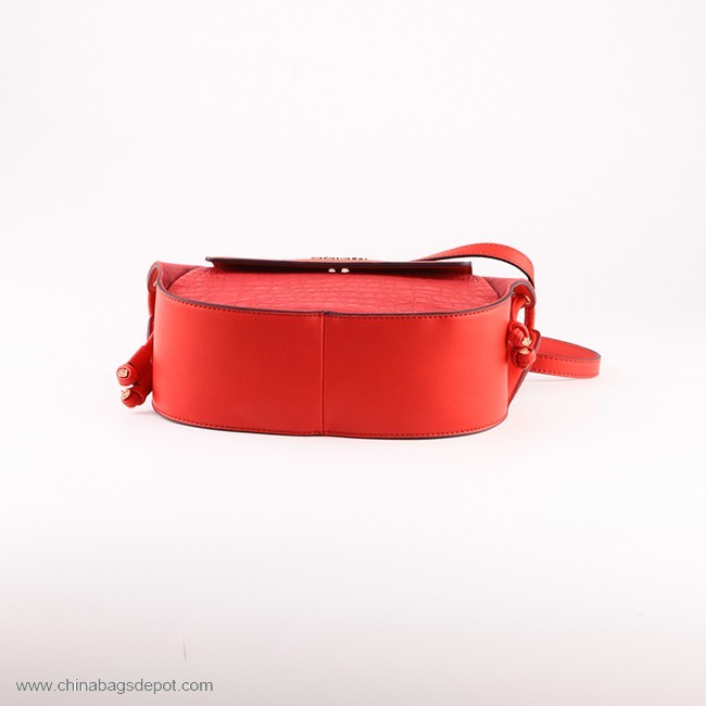 Red shoulder bags