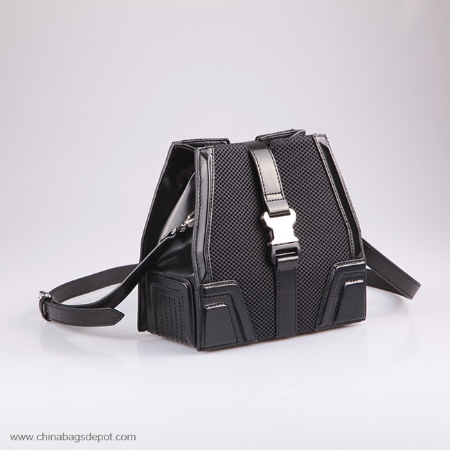 Black color lady messenger bags