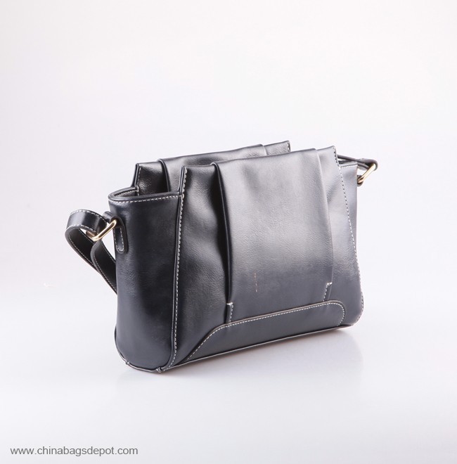 Black PU Shoulder Bag