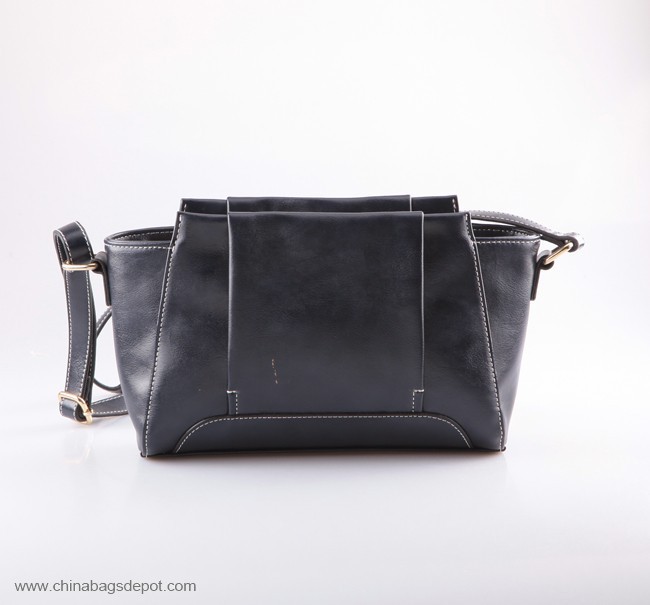  Black PU Shoulder Bag