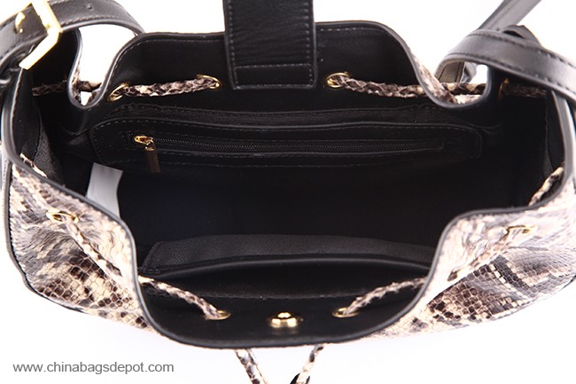 Dengan python shoulder bag