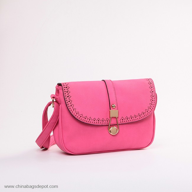 Lady foldable crossbody hand bag