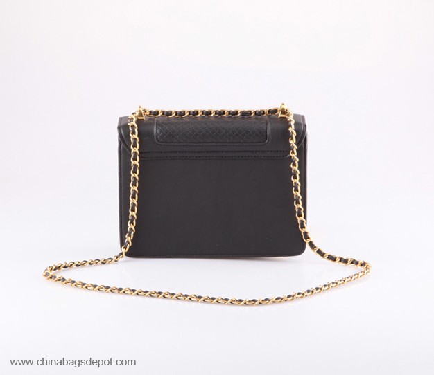 Metal chain women shoulder bag