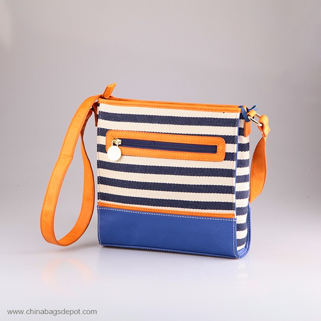 Multi color shoulder bag