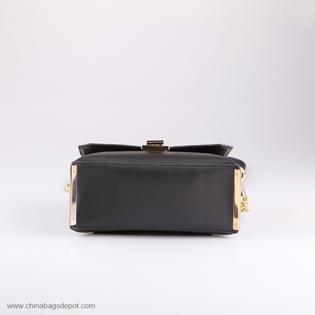 Leather city girl shoulder bag