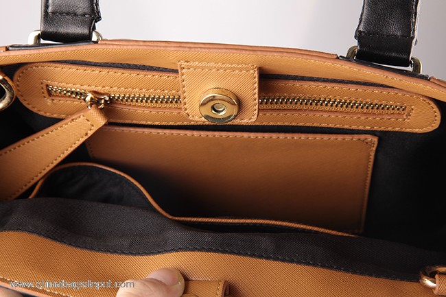 Leather weekend fashion bag