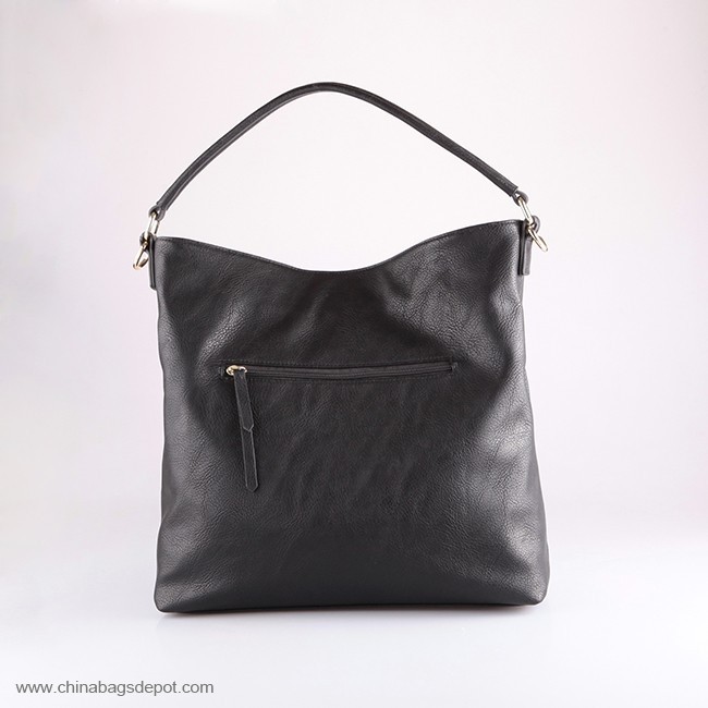 Leather hobo bag