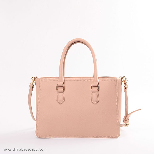 Double PU satchel bag