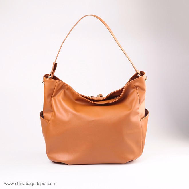 Soft faux leather mammy diapper hobo bags