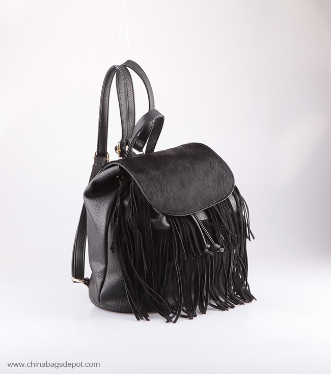 Trendy tassel backpack 