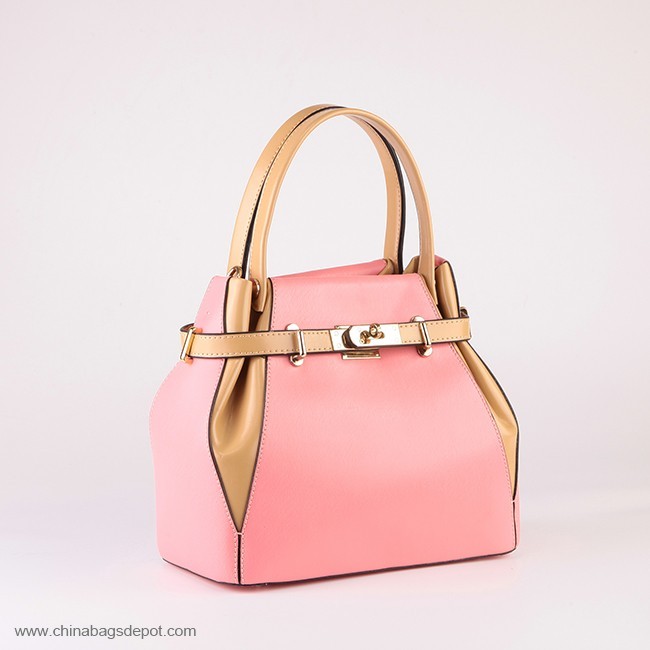  Magnet closure pink girl ladies bags 