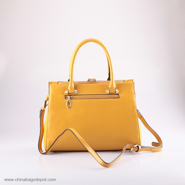 Ladies satchel hand bag with long shoulder strap