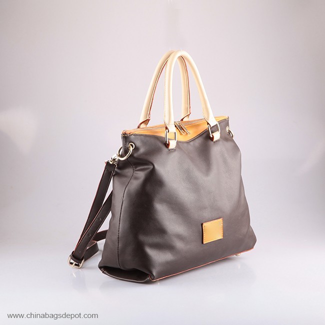 PU tote bag woman with shoulder